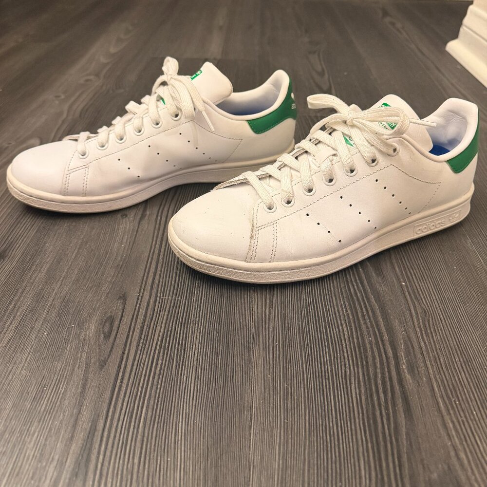 Adidas Stan Smith White/Green Men's 8.5 (US) Classic OG. Excellent Conditions!